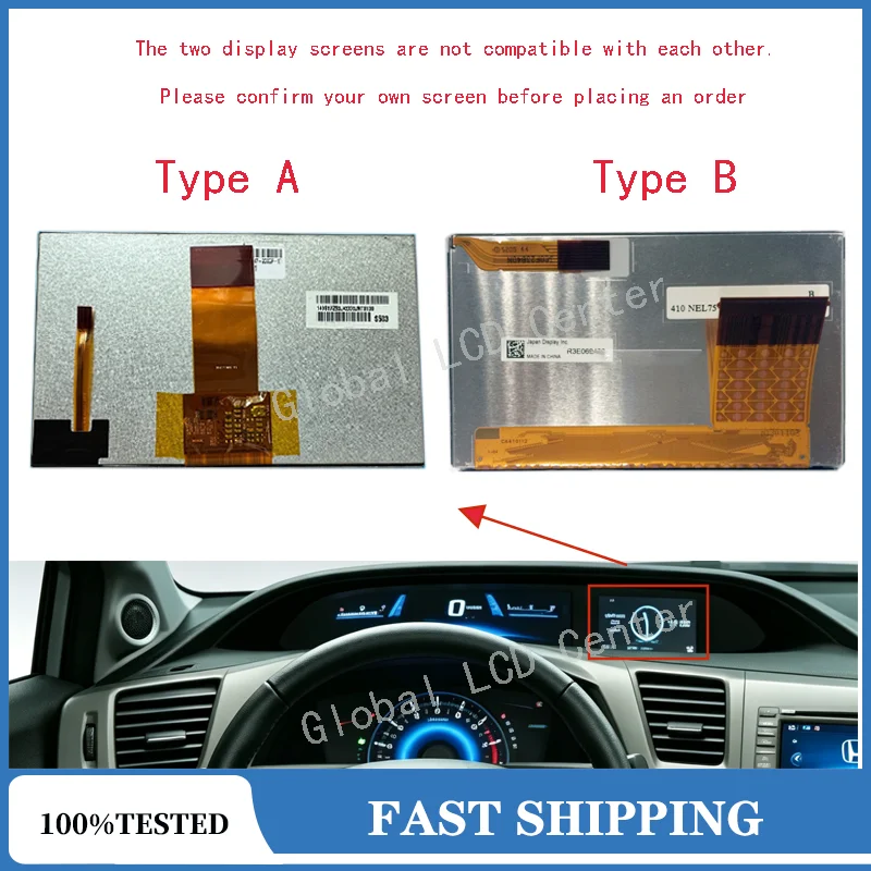 Ecran-d'affichage-lcd-d'origine-de-5-pouces-pour-honda-civic-imid-9eme-generation-navigation-gps-pour-voiture-2012-2013-7826-tr0-78260-tr0