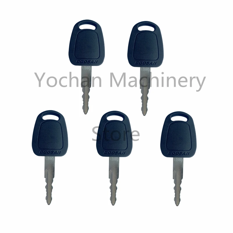 

5Pcs Ignition Key F900 For Doosan Daewoo Excavator For Bobcat E80 Heavy Equipment Key K1009605B Free Shipping