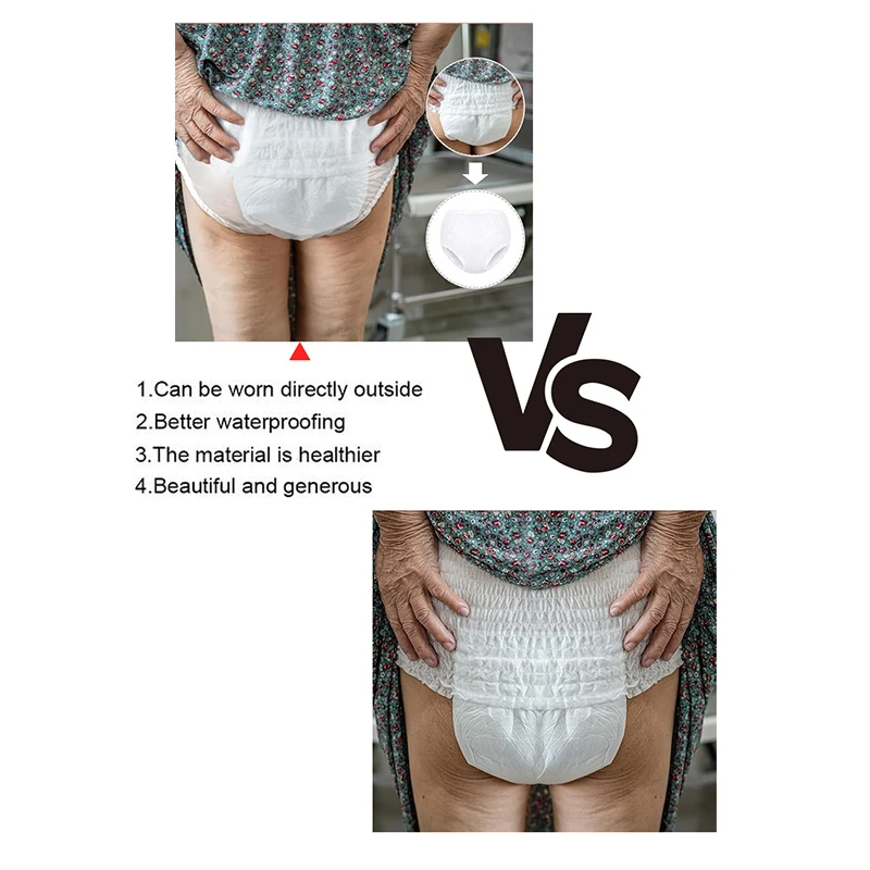Factory Direct Adult Diaper TPU Material Transparent Washable Reusable High Quality Custom Available in Multiple Sizes