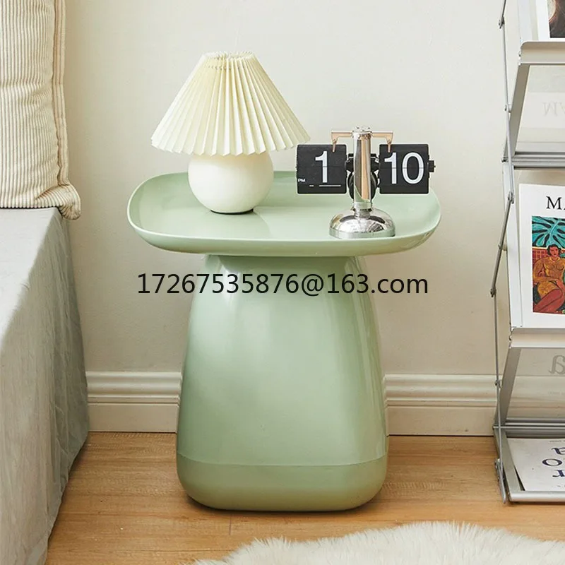 

Sofa side few household living room simple small coffee table small apartment simple tea table cream wind small round table