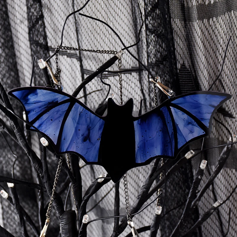 

Halloween Bat Hanging Pendant Halloween Party Decorations 2024 Home Interior Decor Bar Horror Haunted House Supplies