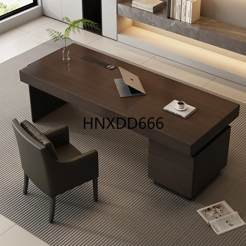 مكتب من الخشب الصلب لغرفة المعيشة المنزلية ومكتب الكتابة للدراسة #5