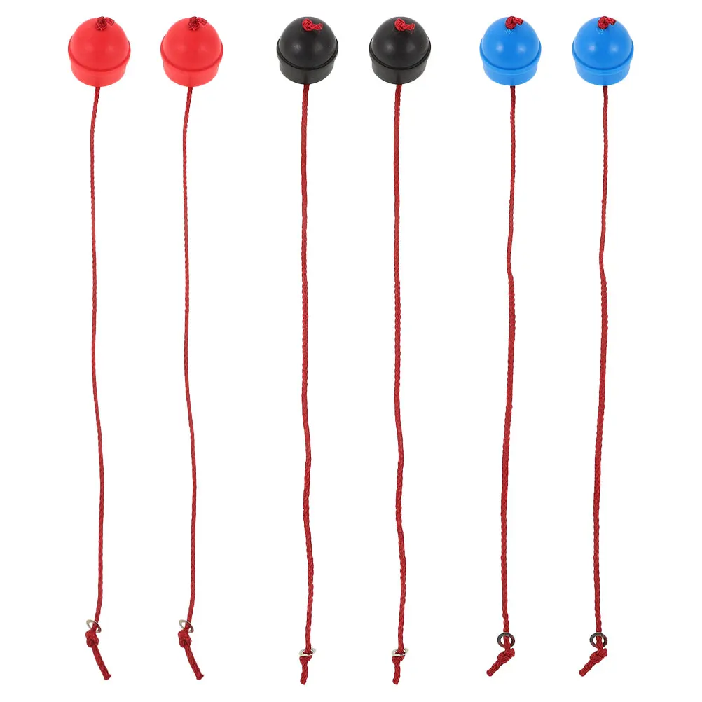 

6 Pcs Billiards Chocolate Powder Hat Chalk Holder Pool Case Pocket Table for Tables Rubber Game Accessories
