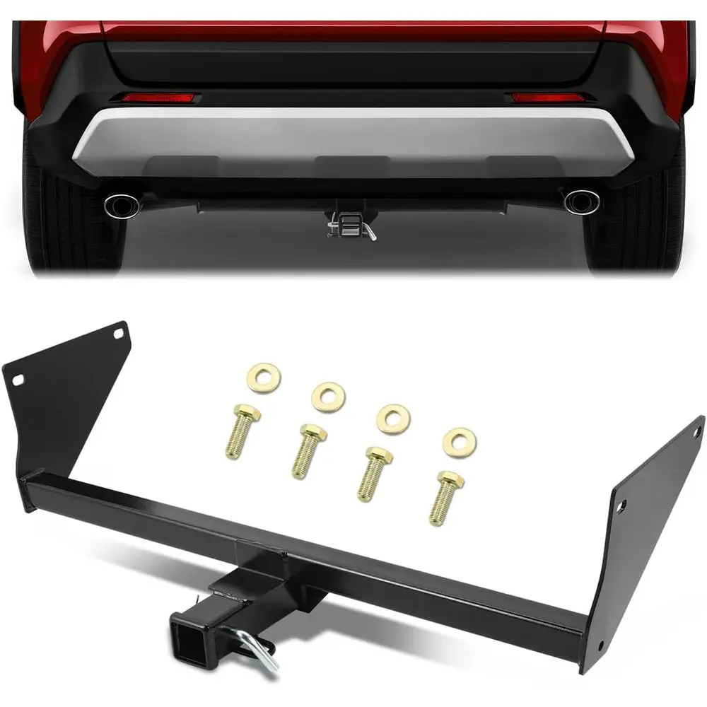 

Тягово-сцепное устройство класса 3 с приемником 2 дюйма, совместимое с Toyota Rav4 2019-2025, грузоподъемность 2268 кг, из углеродистой стали с порошковым покрытием, 2019 г.