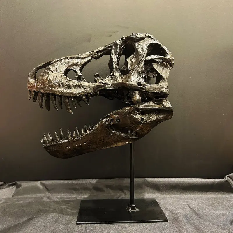 tyrannosaurus-rex-dinosaur-head-fossil-skeleton-bracket-model-lizard-snake-nest-fish-tank-landscaping-home-decoration-advanced-n