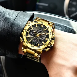 FOXBOX Business Watches Men Luxury Diver Sport Mens Watch Fashion Military Waterproof Chronograph Quartz Wristwatch Reloj Hombre
