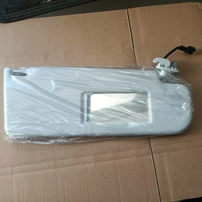 For POLO 2011-2018 Roof sunshade Sun visor With vanity mirror grey