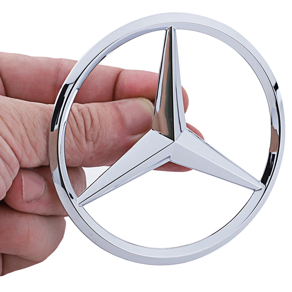 Car Steering Wheel Center Emblem Logo Sticker For Mercedes Benz A B C R G Class AMG W211 W204 W210 W251 GLB EQC A200 GLK W168