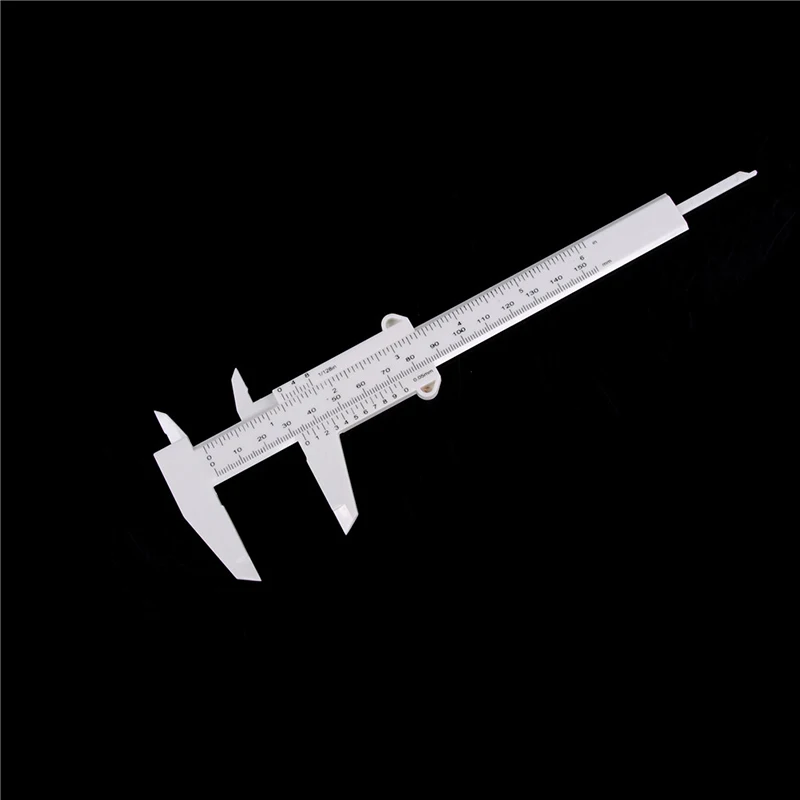 6 Inch 150mm Plastic Ruler Sliding Gauge Vernier Caliper Jewelry Measuring tool