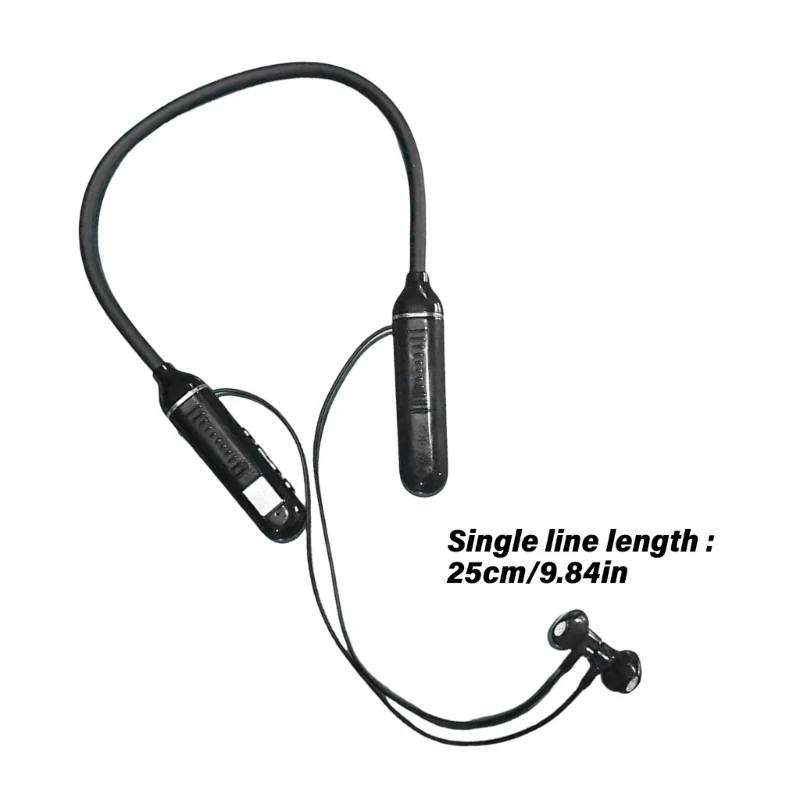 Auriculares con banda para cuello con bloqueo magnético, llamadas claras para auriculares para actividades libre