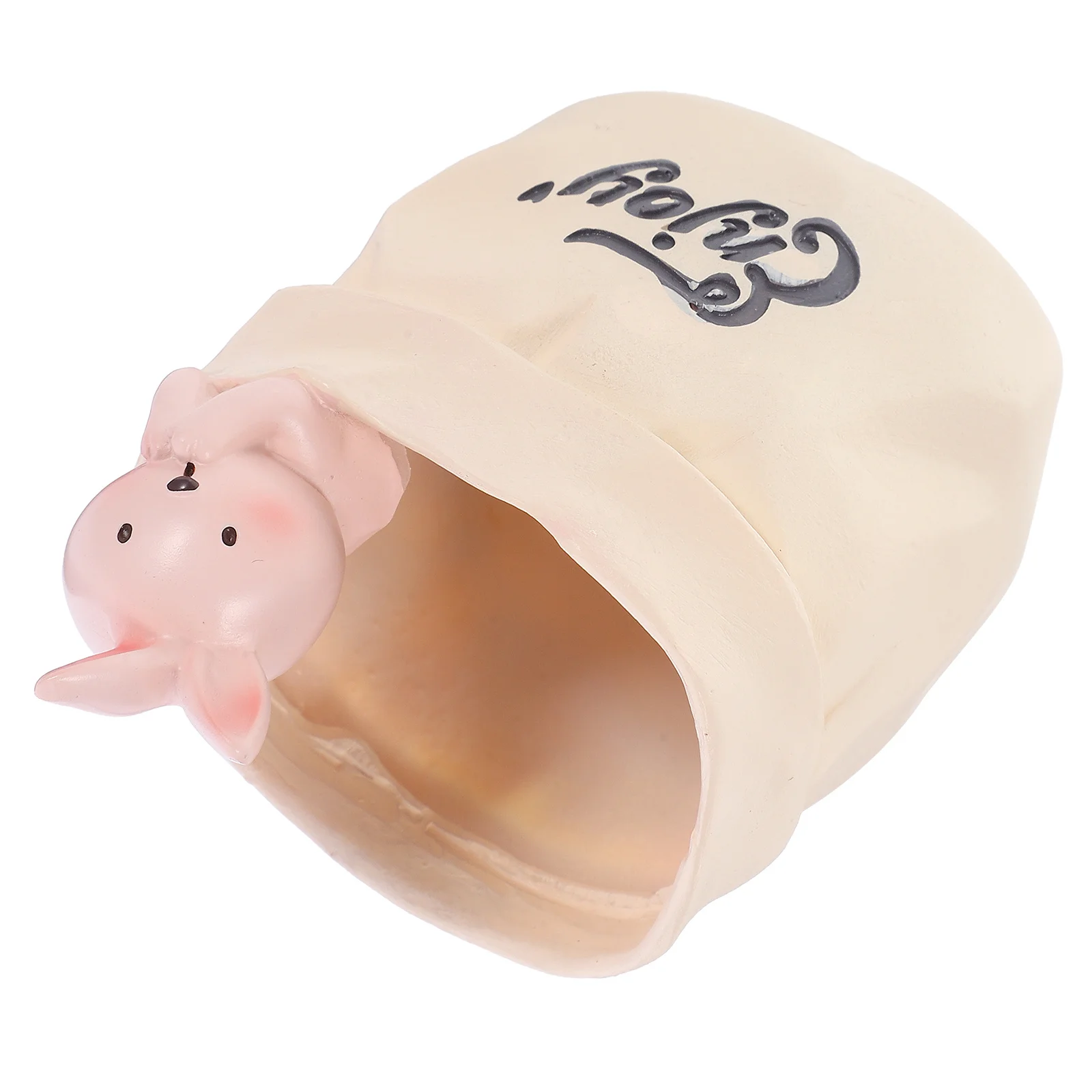 

Cute Cartoon Rabbit Pen Container Bucket Desktop Organizer for Writing Utensils and Small Items Storage Funny Pen Holder