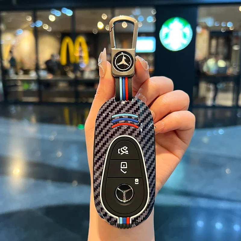 Car Key Case Cover for Mercedes Benz C S Class W223 W206 S260L S350L S400L S450L S500L for Maybach S480 S580