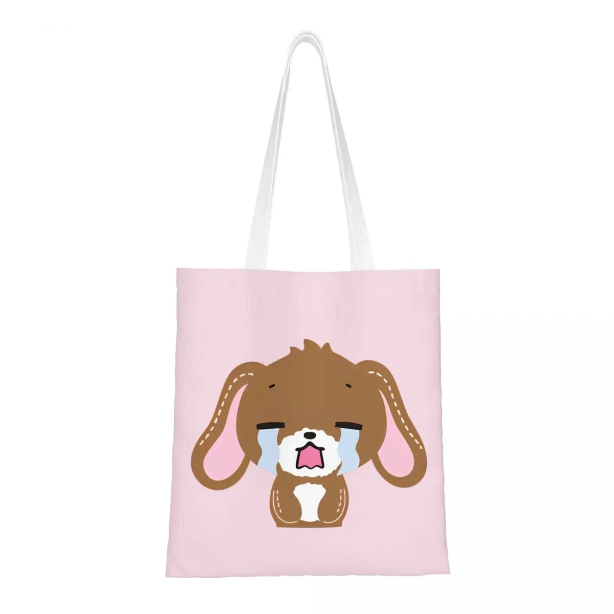 

Unisex Sugarbunnies Cry Kurousa Tote Bags Canvas Sugar Rabbit Shopping Bag for Student Handbags