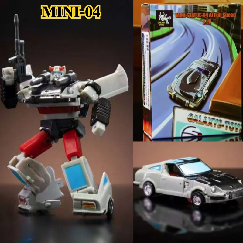 

IN STOCK Transformation Galaxy Toys mini04 mini-04 Bluestreak Mini 6cm Action Figure Robot Toy Gift