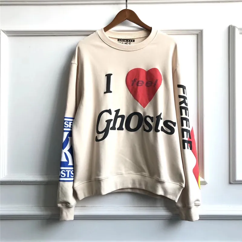 

23ss High Quality Puff Print CPFM Sweatshirts Men Women KIDS SEE GHOSTS Crewneck