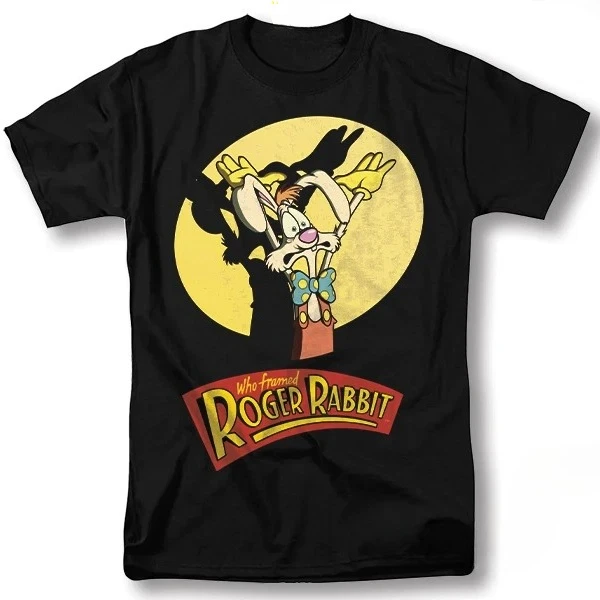 Classic movie retro pattern design T-shirt, who framed Roger Rabbit shirt