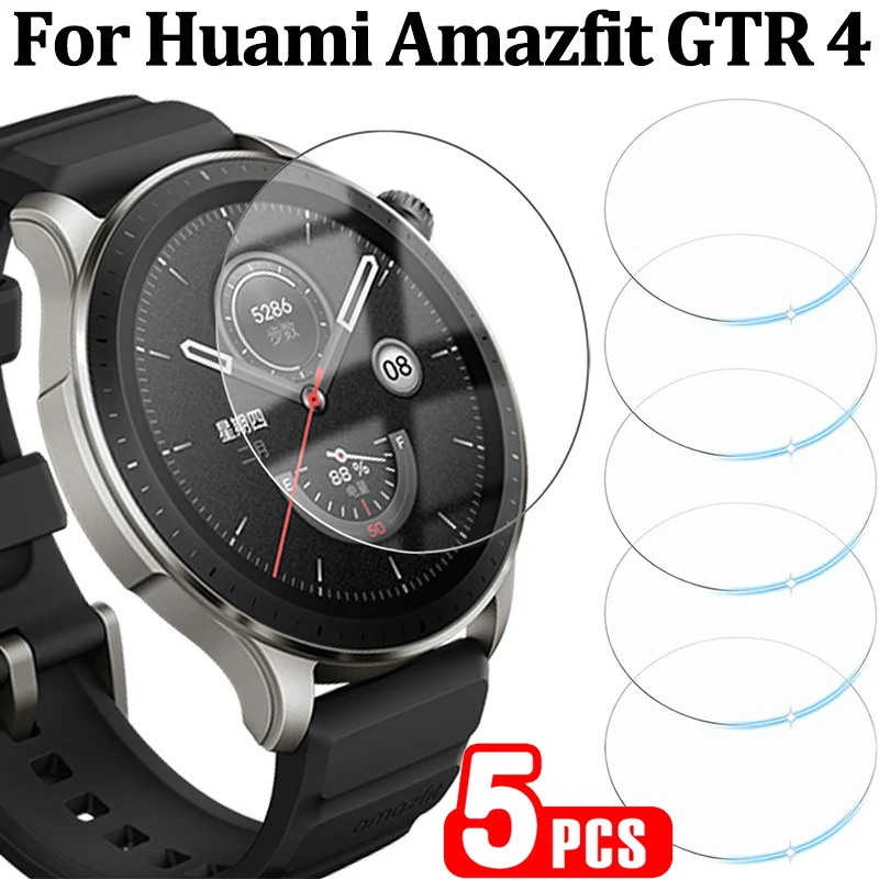 Para huami amazfit gtr 4 tela de vidro temperado película protetora hd inquebrável filme para amazfit gtr 4 relógio inteligente acessórios