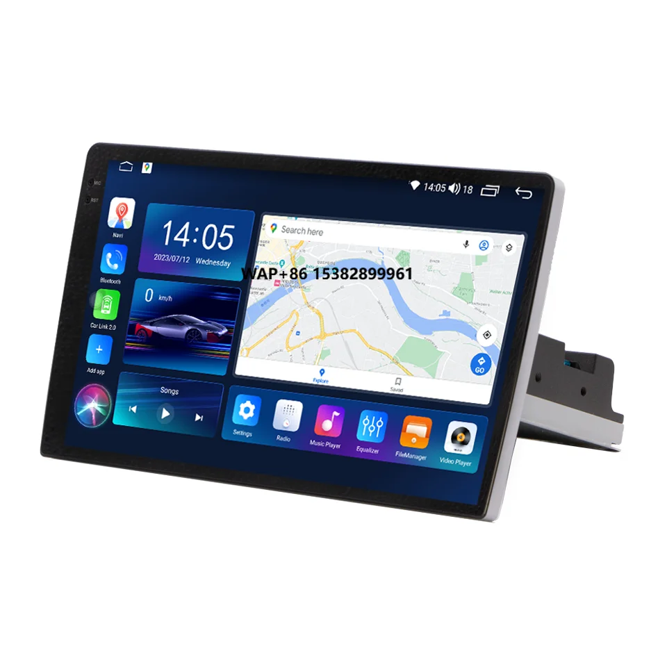 

Автомобильное радио Android 2000*1200 Экран 10 дюймов 1Din Мультимедийный видеоплеер 6 256G WIFI GPS-навигация Зеркало Link 2din Автомобильная стереосистема