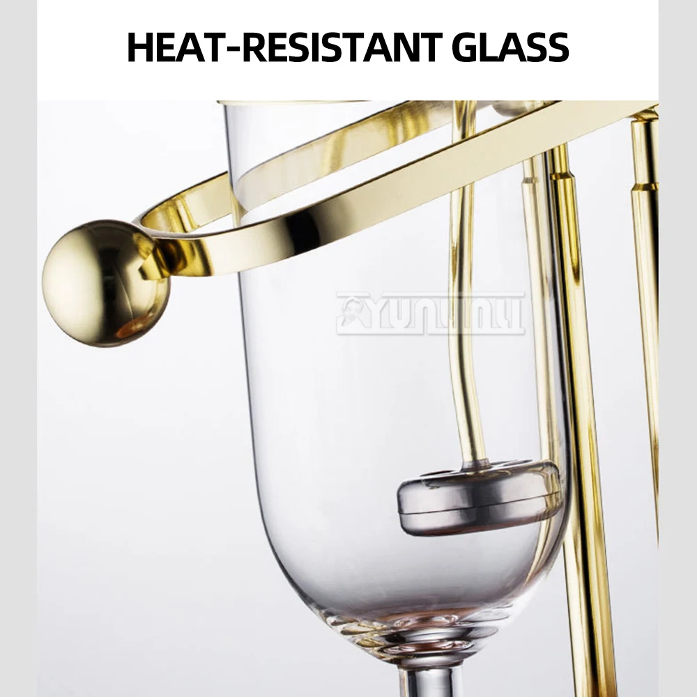 Coffee Pot Alcohol Lamp Siphon Coffee Making Machine Household Coffee Brewer Coffe Machine