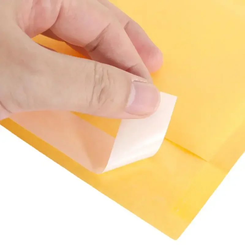 Envelopes De Bolha De Papel Kraft, Mailers Acolchoados, Envelope De Envio, Auto Selo, Saco De Embalagem, Sacos De Armazenamento De Correio, 50 Pcs,