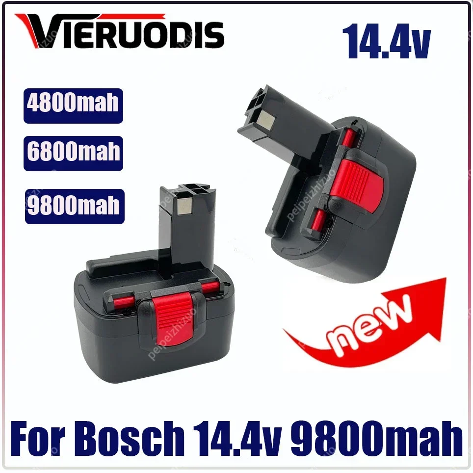 For Bosch 14.4V 4.8AH/6.8AH/9.8AH Battery For Bosch D70745 2607335273 BAT038 BAT040 BAT140 BAT041 Power Tool Battery