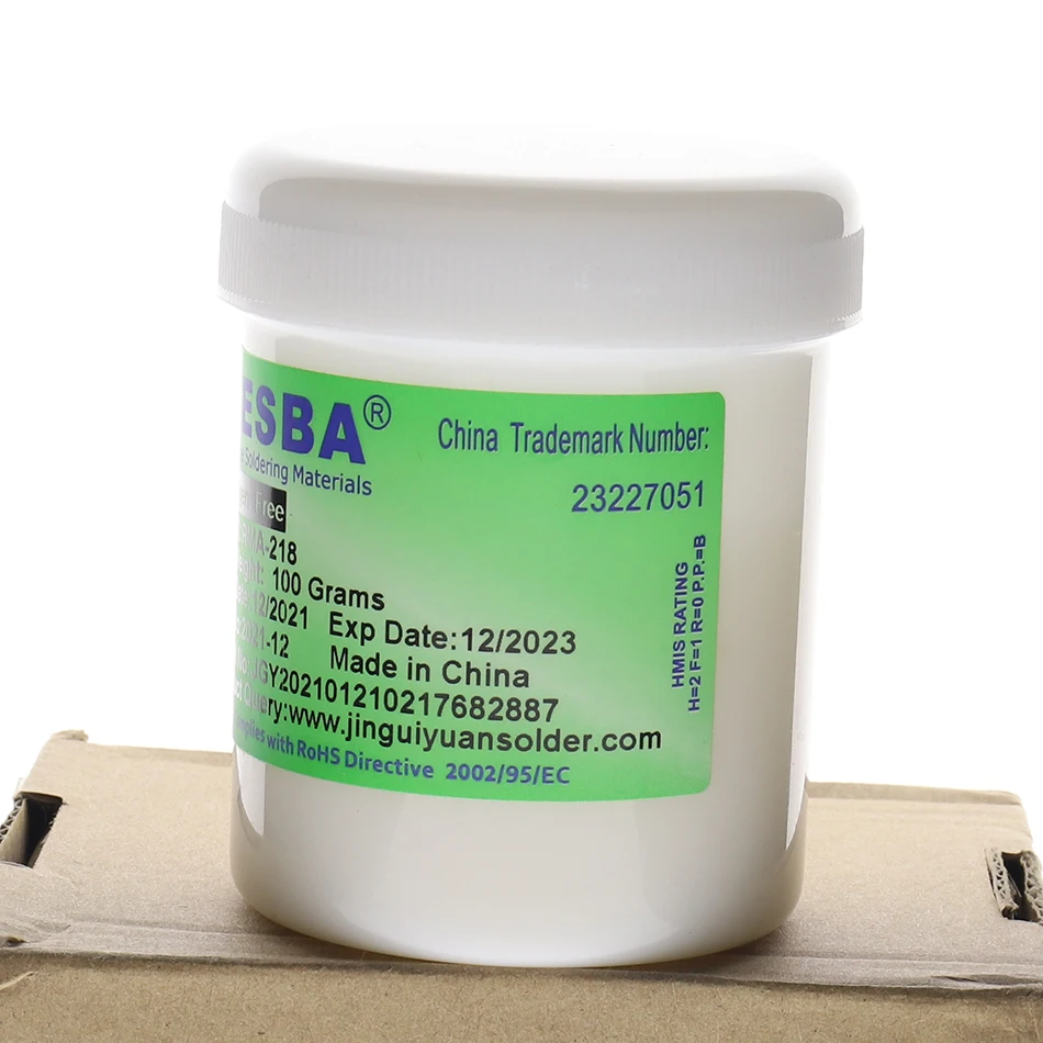 RIESBA RMA-218 bga Solder Flux Paste Solder 100g for SMT Reballing