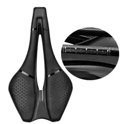 Bicycle Seat Saddle 143 Carbon Rails Mtb Road Bike Saddles Breathable Soft Comfortable Cushion