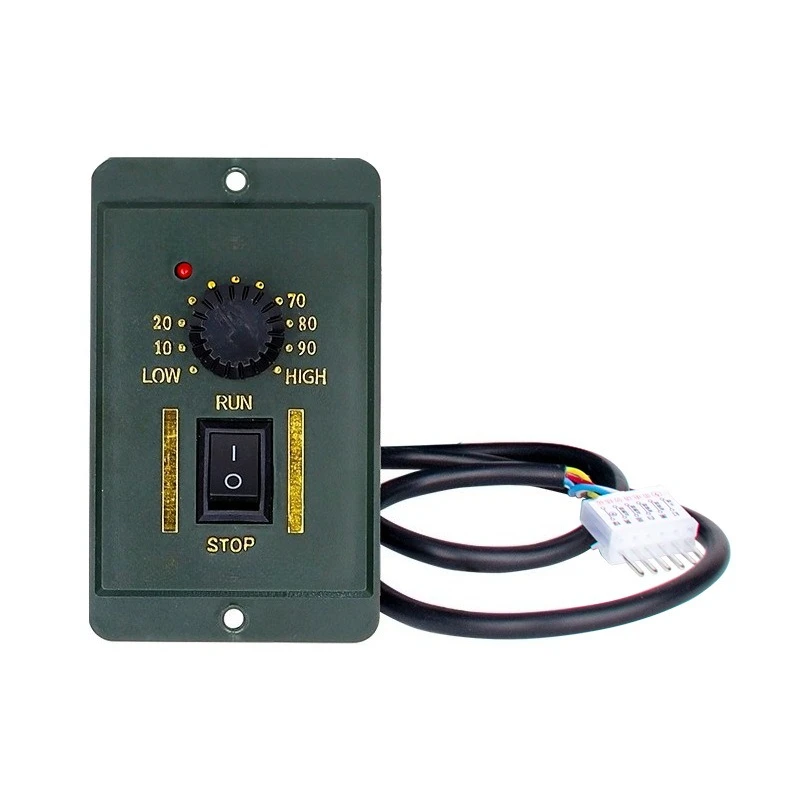 AC 220V Gear Motor Speed Controller Reversible Variable Speed 6W-120W Industrial Drive