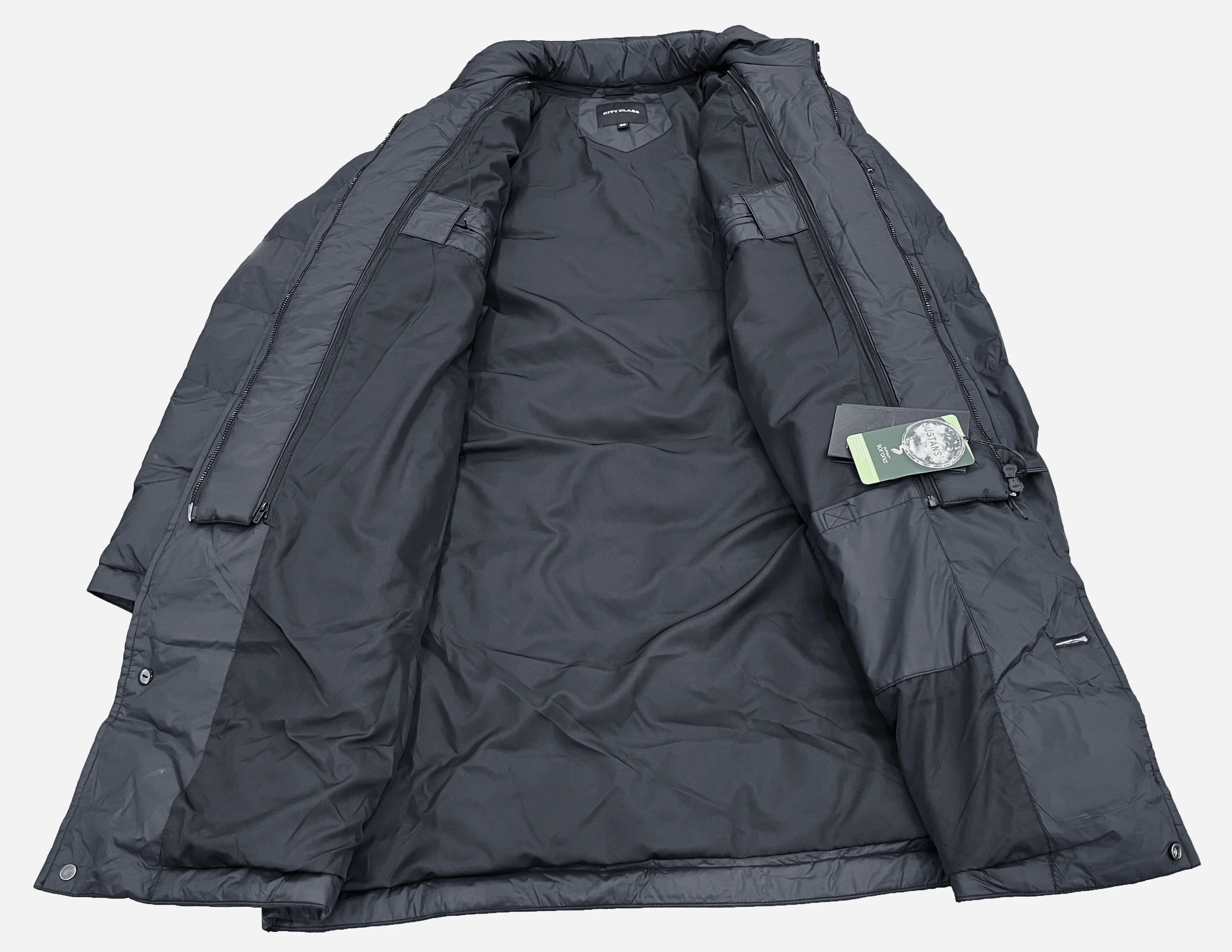 Stadt klasse Winter Männer Küste Geschäft lässig neue Kollektion Sorona Polsterung dicke Jacke Mäntel für männliche Reiß verschluss Marine Mantel