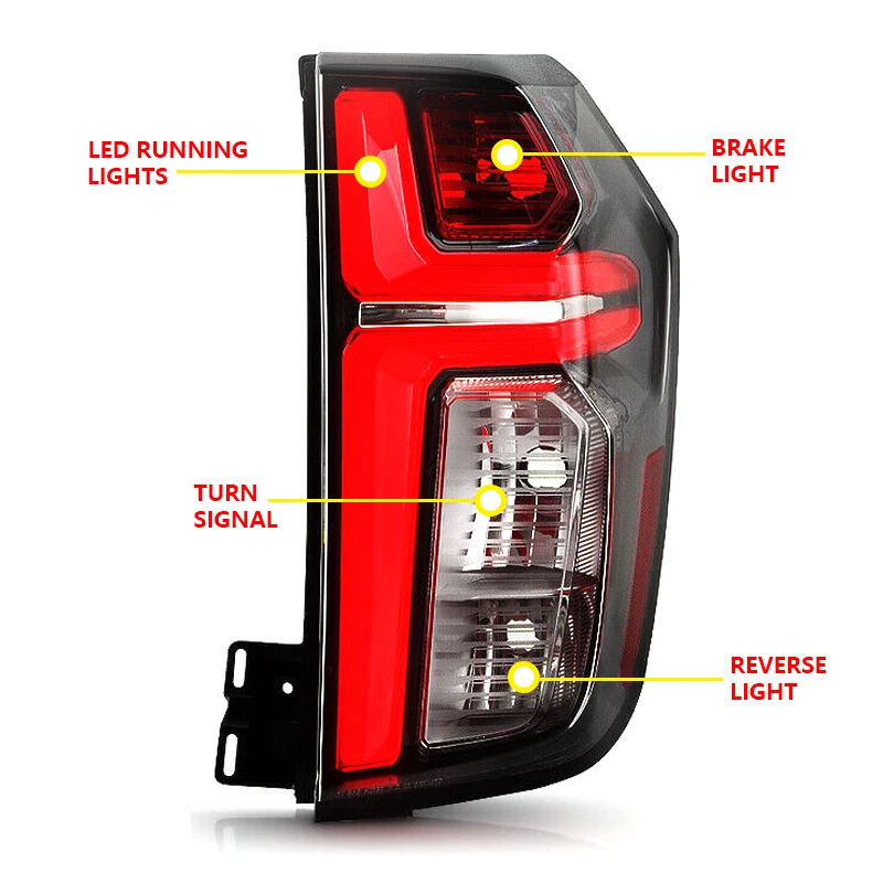 GM2800322 GM2801322 LED Rear Tail Light For Chevrolet Suburban 2021 2022 2023 Turn Signal Brake Reversing Lamp 84849417 84849416