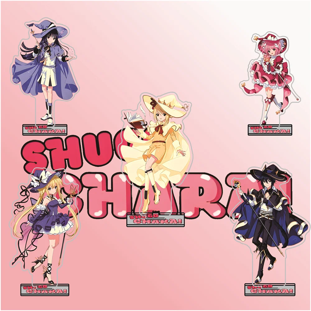Anime Shugo Chara 15cm Acrylic Stand Amu/Ikuto/Tadase/Utau/Kuukai Tabletop Decoration Elegant Cute Toys Gift In Stock