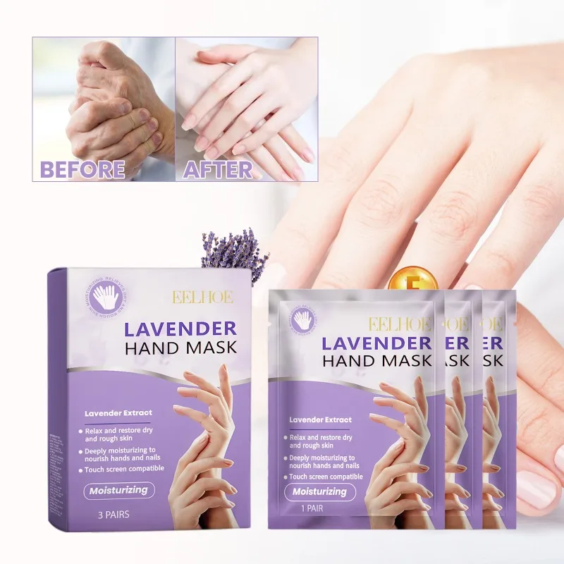 Moisturizing Hand Mask Nourishing Hand Smooth Firming Care Repair Fade Fine Lines Brightening Whitening  Hand Mask Care Creams