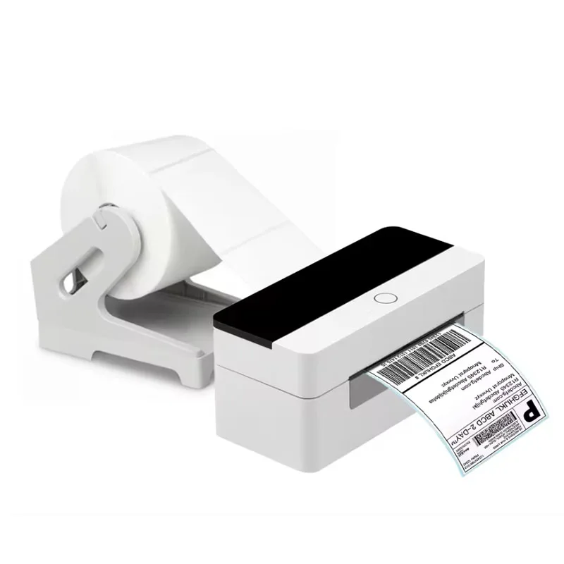 4 Inches Adhesive Barcode Sticker Airway Bill Printing USB Shipping Thermal Label Printer for Warehouse Logistic