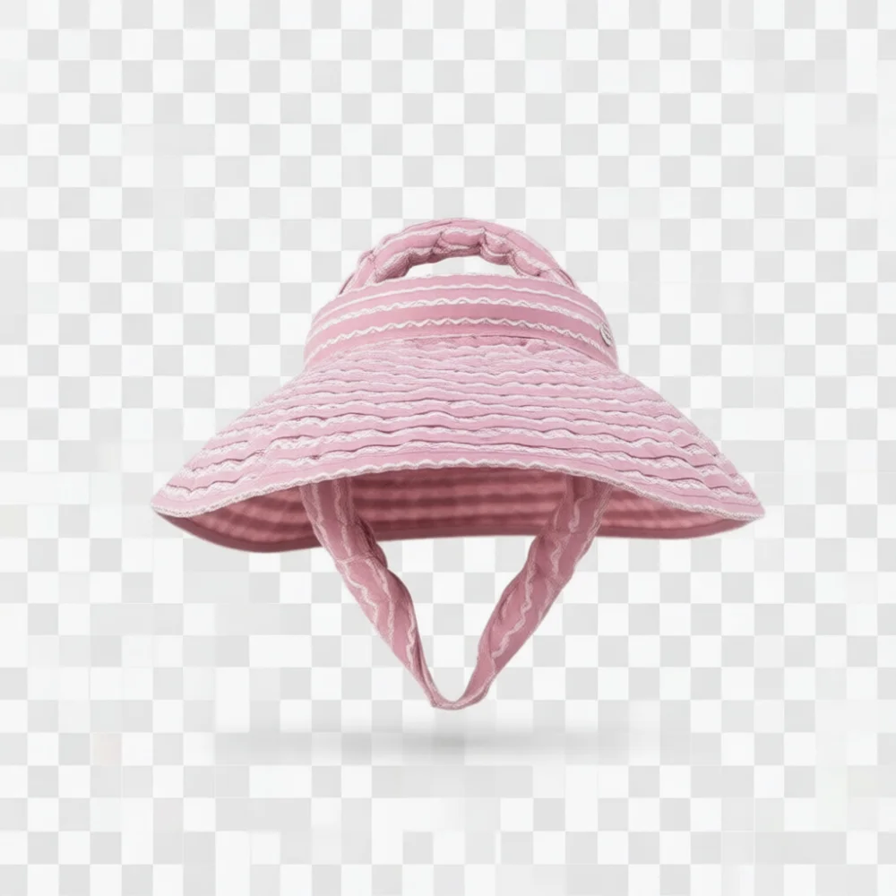 Summer UV Protection Open Top Sun Hat Foldable Breathable Ladies Fashion Travel Beach Outdoor Sport Style Headband Cap