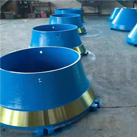 Custom  Made  Jaw Cone Crusher Spare Parts Mantle and Bowl Liner Crusher Cone Liner