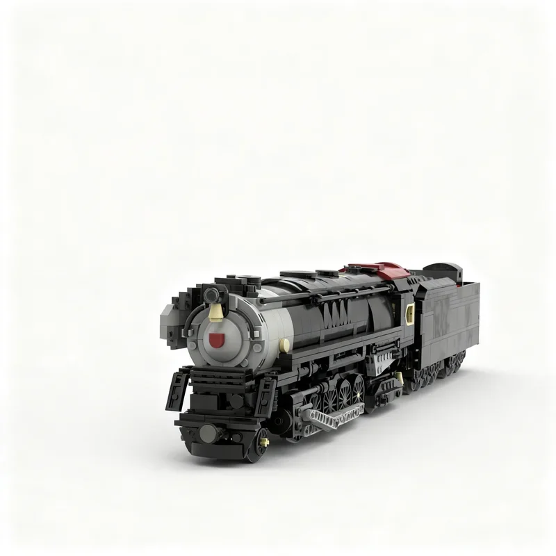 

1380PCS MOC City Train PRR J1 Class Steam Locomotive Model Custom Building Blocks DIY Creative Ideas Display Birthday Gifts Gift