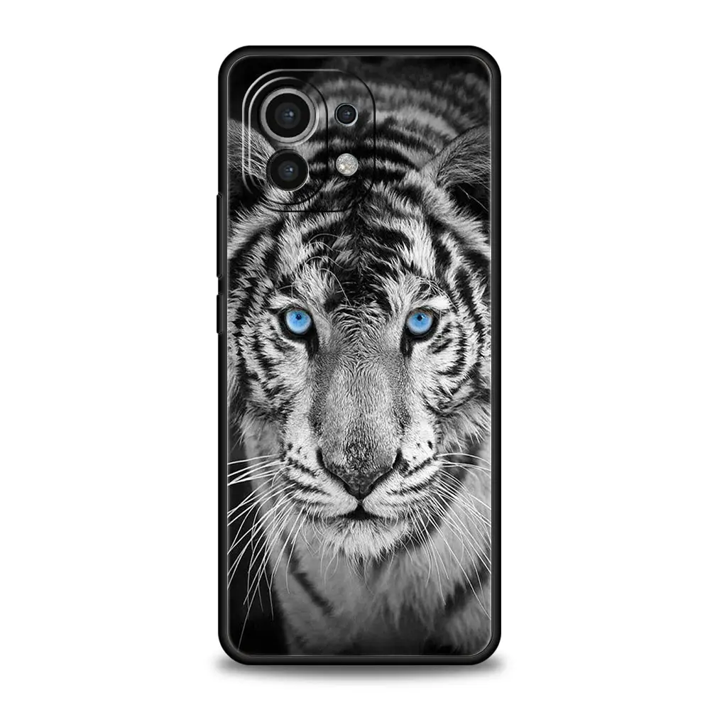 Animal Lion Wolf Tiger Cute Phone Case For Xiaomi 14 13T 12T Pro 12 13 11 Ultra Mi Note 10 Lite 10T 5G 11X Pro 11T 11i 9T Cover