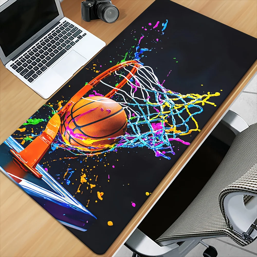 

Colorful Basketball Mouse Pad Large Rubber Anti-slip PC Desk Accessories Mousepad for Offices and Gamer Keyboard Mats Decor Mat