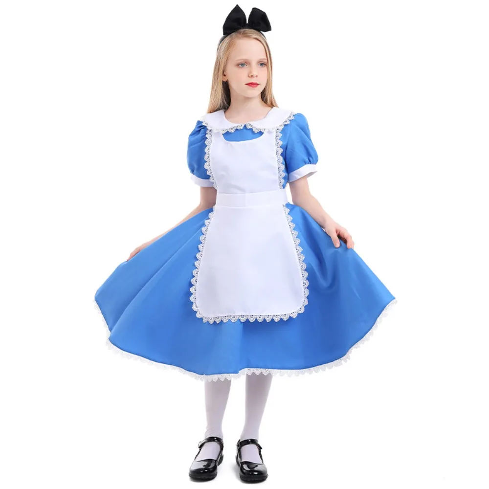 블루 랜치 부모-자식 의상 역할 놀이 무대 공연 및 사진 의상