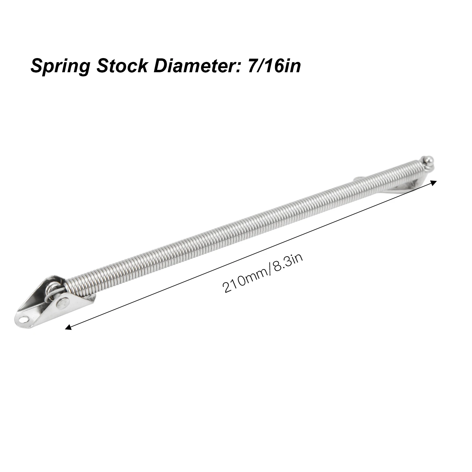 8-1/4in Hatch Support Spring Adjuster 10lb Load Marine Grade Stainless Steel for RV Yacht Cabinet Door Window