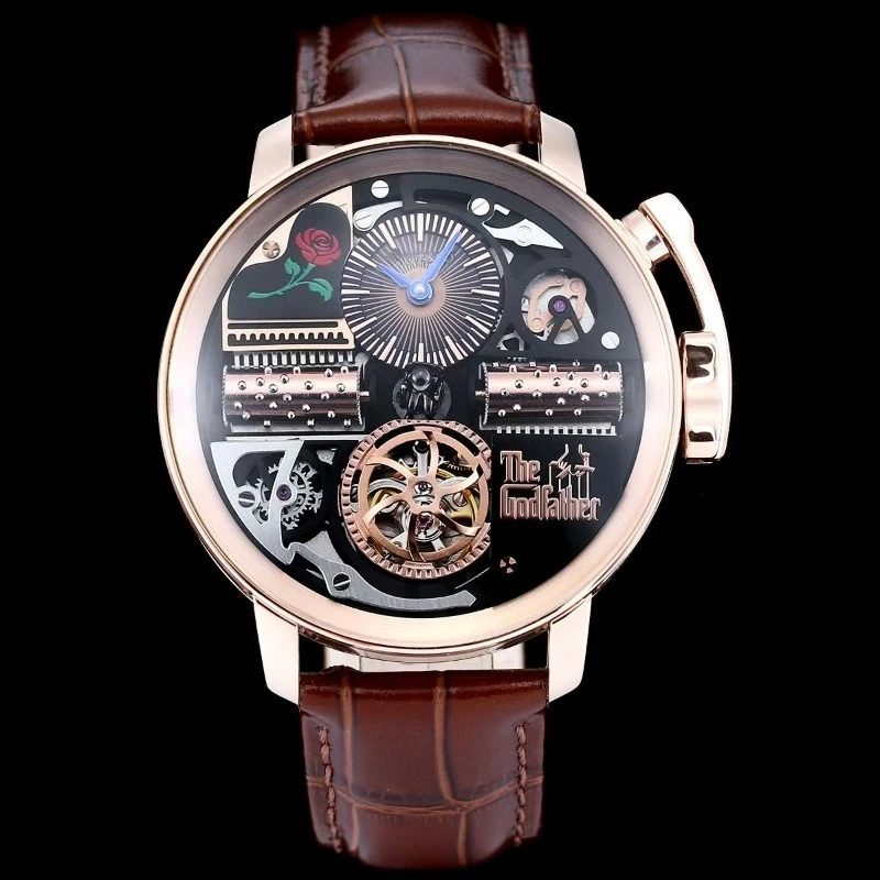 Private customization, series watch men's trend casual automatic personalized mechanical watch waterproof