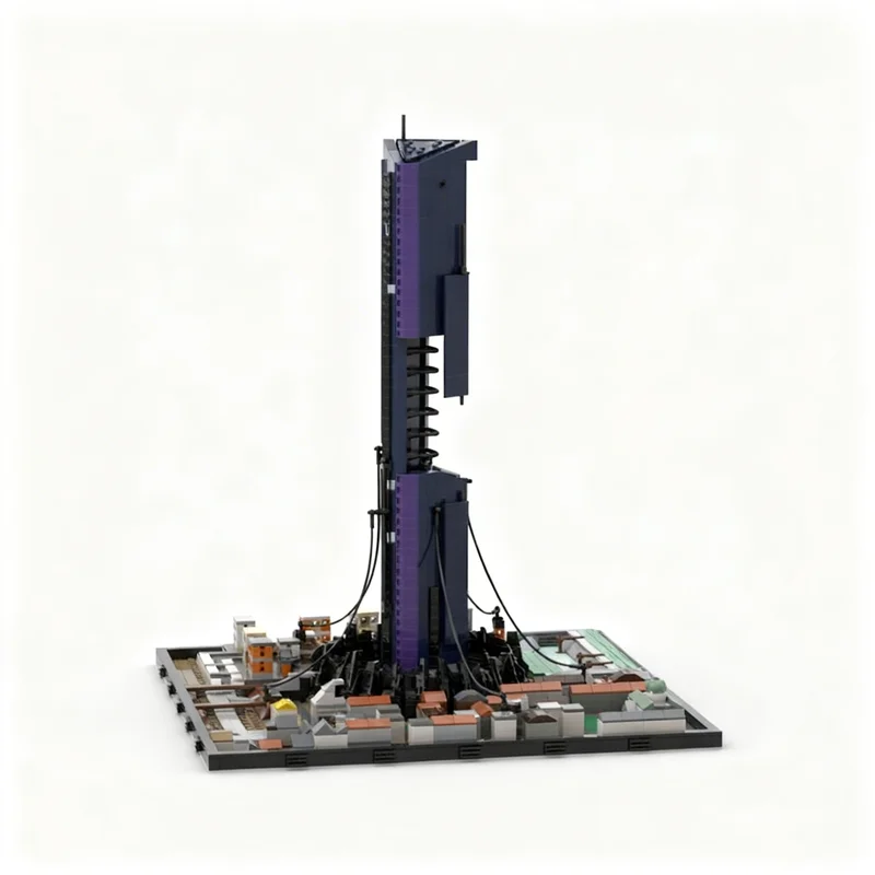 2154pcs MOC Games City 17 - Half-Life Model Building Blocks Architecture Christmas Gift Toy Display Birthday Craft Education