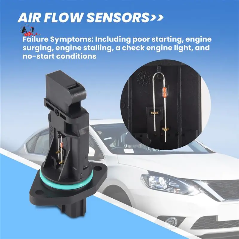 

A10E-Air Flow MAF Sensor For Nissan Almera N16 Primera P10 P11 P12 WP11 WP12 1.5 1.6 1.8L 22680-5U400 0280218094 F00C2G2060