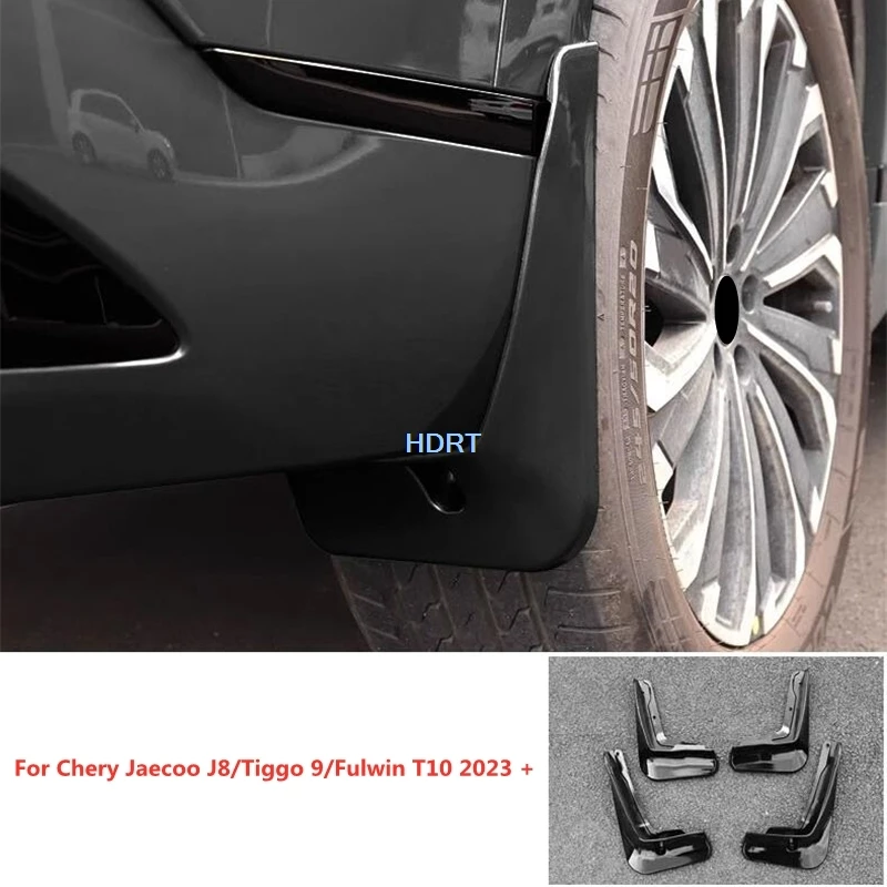 Car Styling Accessories Mud Flap Plate For Chery Jaecoo J8/Tiggo 9/Fulwin T10 2023 + Mudguard Splash Guard Fender Mudflap Cover