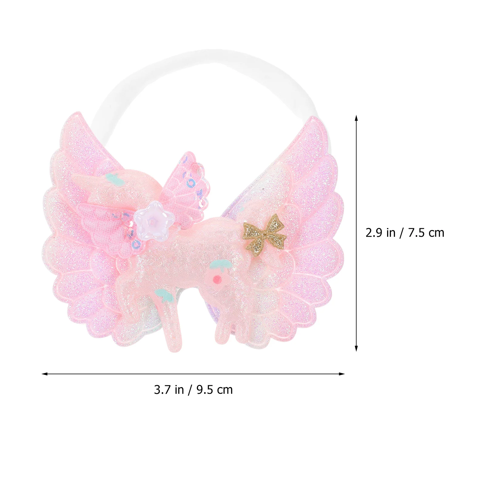 1 セットイースターヘッドバンドセットバニー耳ユニコーンウィング蝶愛らしい装飾ヘアアクセサリー女の子女性のお祝い用