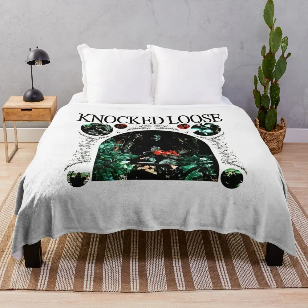 

Knocked Loose Art Throw Blanket All Season Lightweight Soft Blanket for Bed