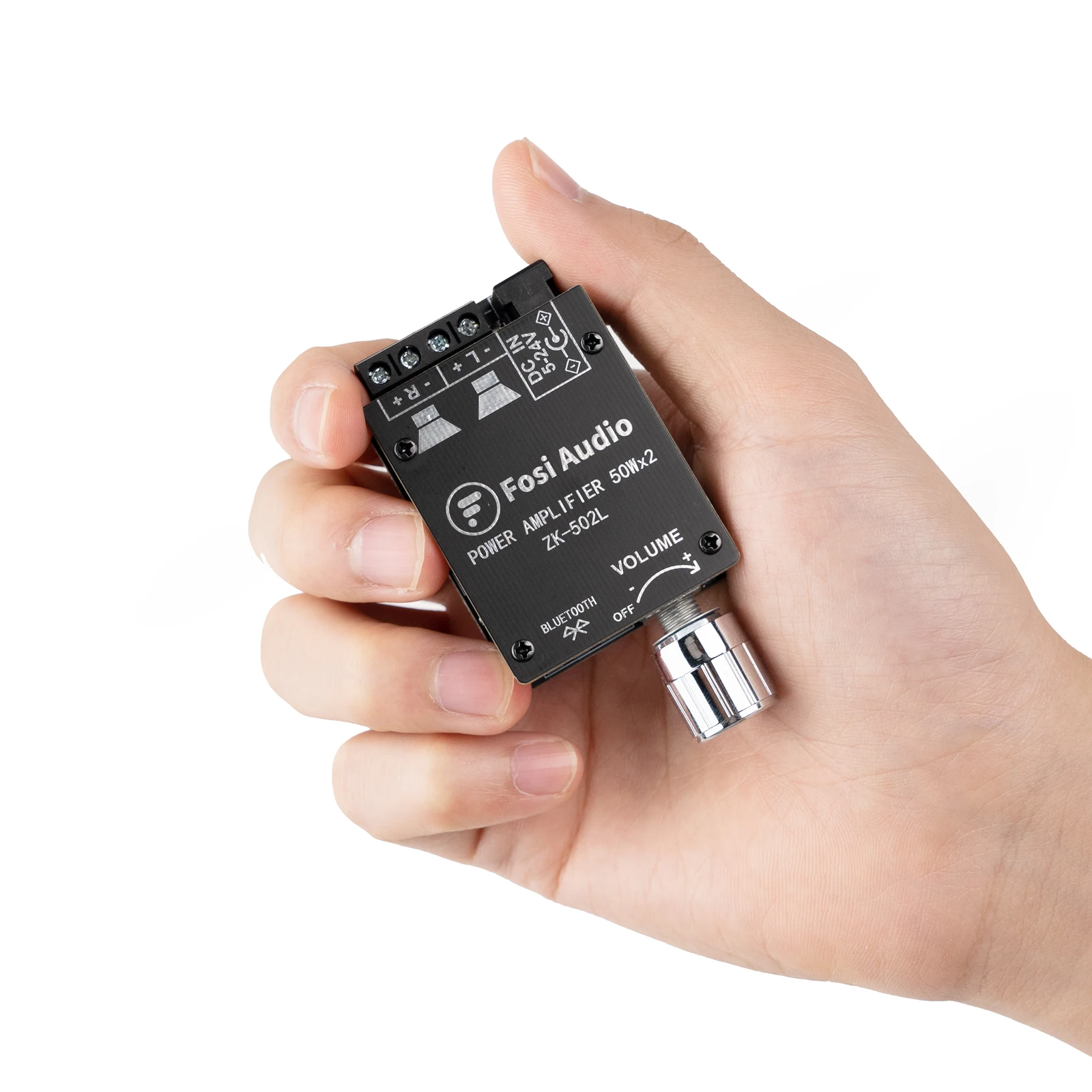 Fosi Audio 2.1 canali Bluetooth 5.0 scheda amplificatore Mini Audio Stereo Wireless modulo amplificatore AUX digitale ad alta potenza per altoparlanti