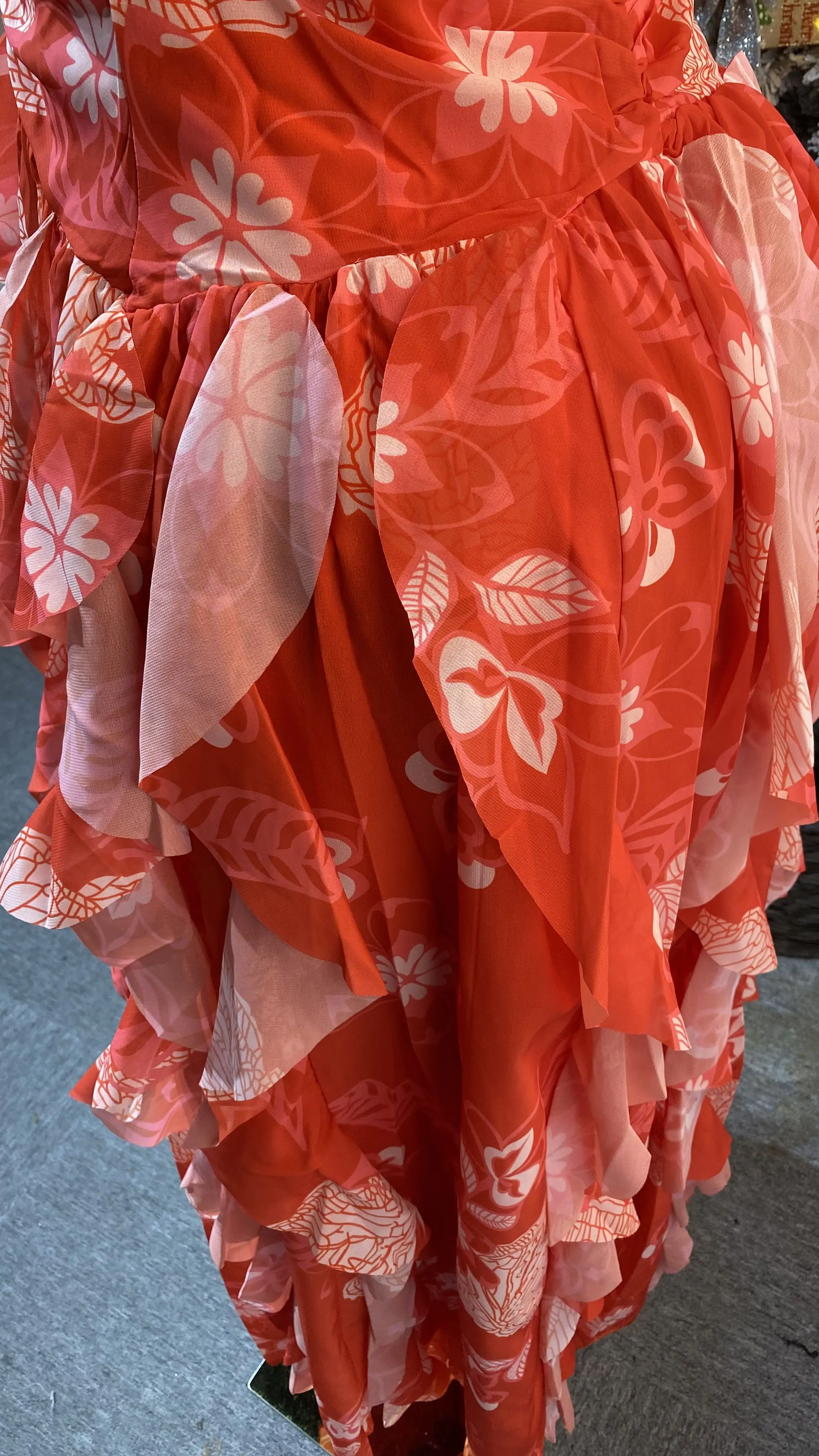 Resort Style Backless Top with Printed Ruffled Skirt for Women-GZXX387 #4