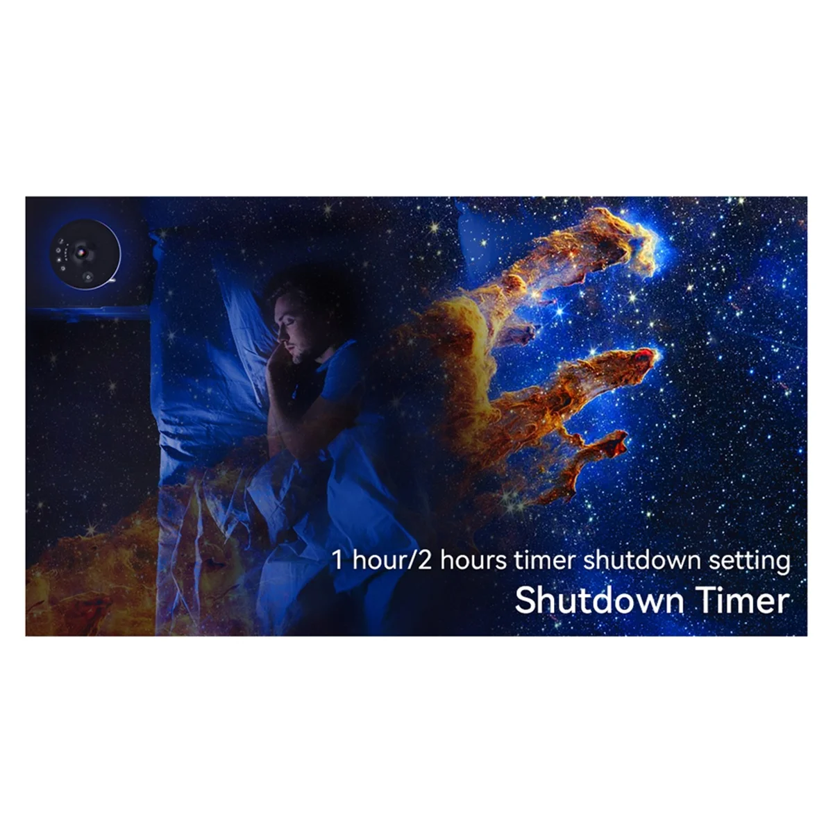 Projection Light4K Ultra HD Univers Galaxie LED Lumière de Projection 13 Pièces Dynamique Galaxie Météore