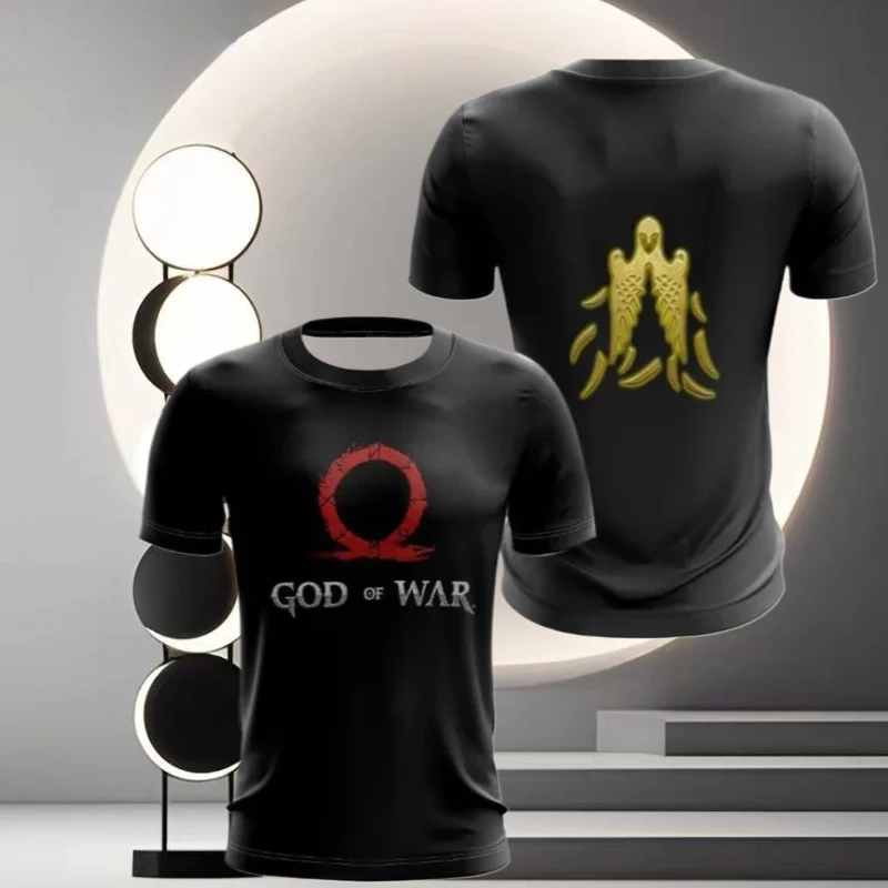 

Summer Premium Polyester Stylish Men's Sportswear T-shirt, 3D Printed Breathable Casual and Comfortable T-shirt